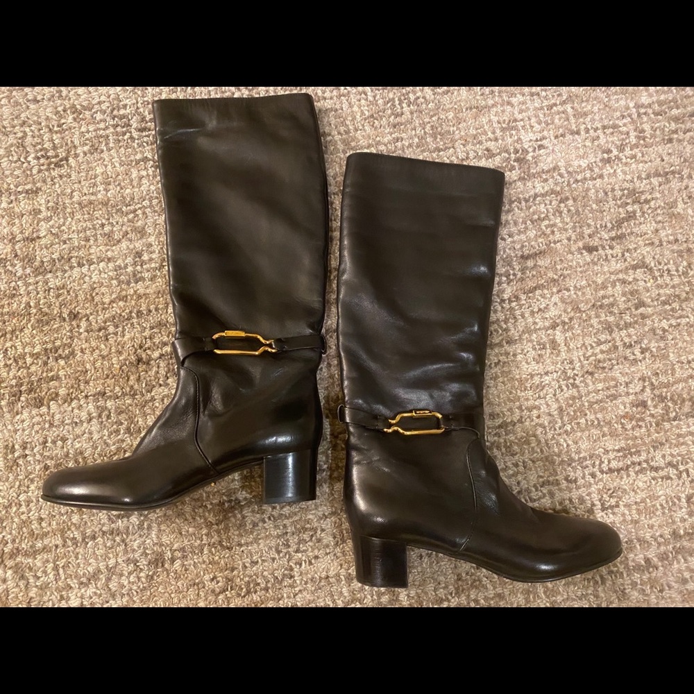 New Sergio Rossi tall shearling boots 39 (8.5)